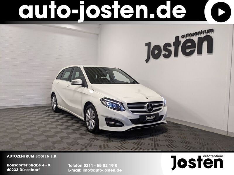 Weiß (calcitweiss unilack) Gebraucht 2018 Mercedes B180 Business Van / Kleinbus | 14.880 € (Guter Preis) - Bild 1/4
