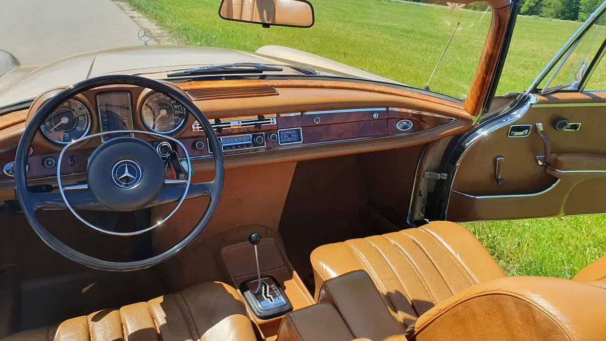 Gebraucht Mercedes 280 SE 200 PS (147 kW) 1969 Gold Cabrio
