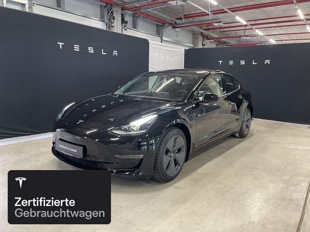 Schwarz Gebraucht 2021 Tesla Model 3 Long Range AWD Limousine | 28.400 € (Fairer Preis) - Bild 1/4