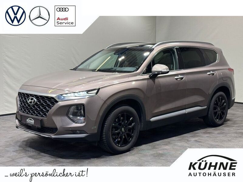 Earthy bronze Gebraucht 2019 Hyundai Santa Fe Premium SUV | 26.220 € (Etwas zu teuer) - Bild 1/4