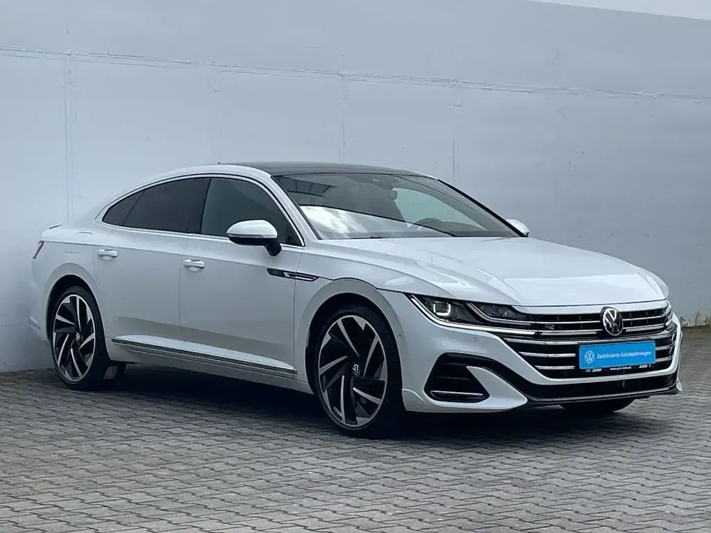 Gebraucht VW Arteon R-line 280 PS (205 kW) 2021 Weiß Limousine