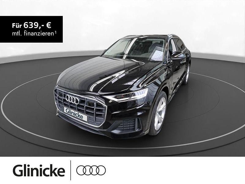 Mythosschwarz metallic Gebraucht 2022 Audi Q8 SUV | 64.780 € (Fairer Preis) - Bild 1/3