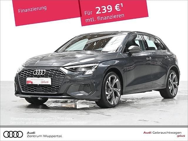 Manhattangrau metallic Gebraucht 2023 Audi A3 Sportback e-tron Ambiente Kleinwagen | 28.997 € (Etwas zu teuer) - Bild 1/2