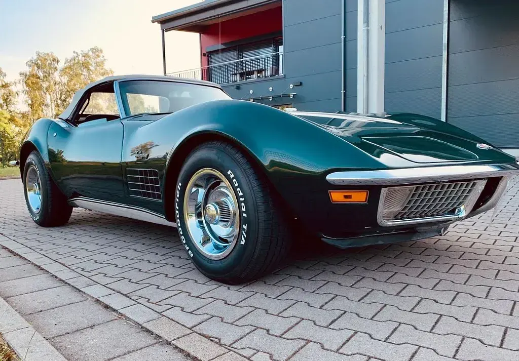 Gebraucht Corvette C3 204 PS (150 kW) 1971 Grün Cabrio