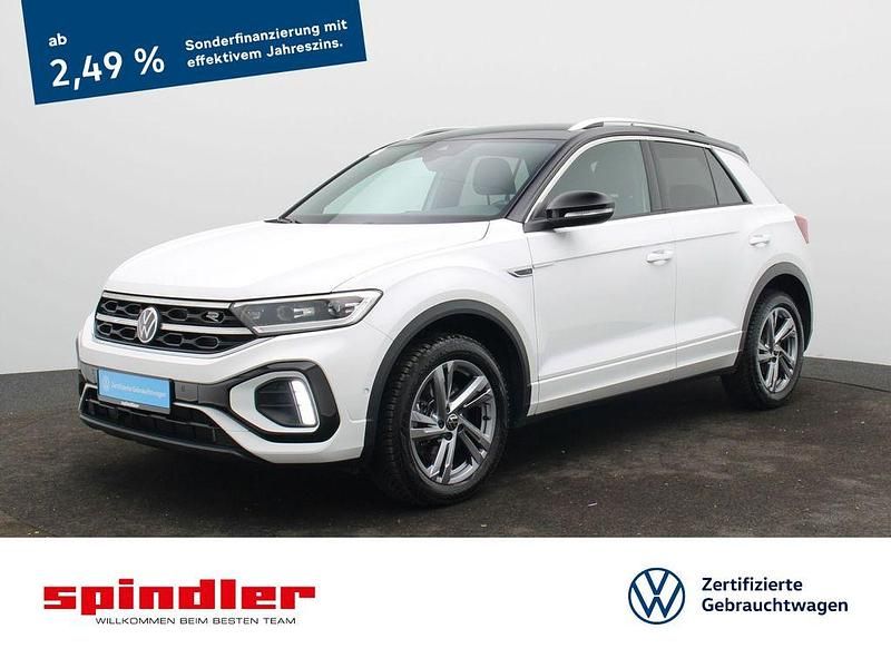 Pure white Gebraucht 2024 VW T-Roc R-line SUV | 30.770 € (Guter Preis) - Bild 1/3
