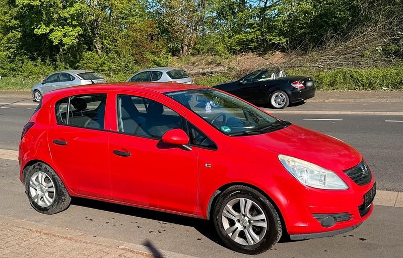 Gebraucht Opel Corsa 80 PS (58 kW) 2009 Rot Kleinwagen