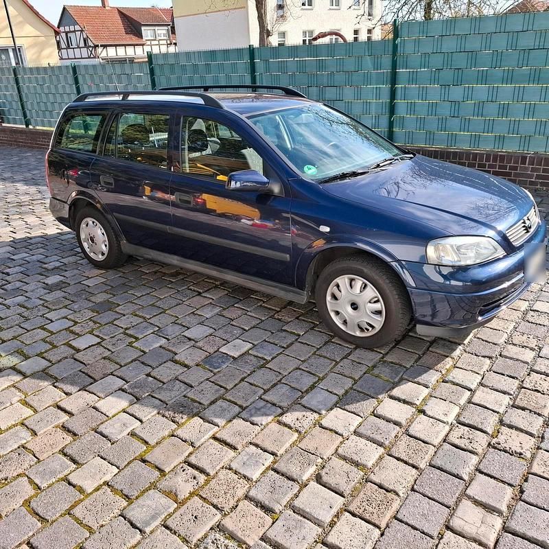Gebraucht Opel Astra 100 PS (73 kW) 2001 Blau Kombi