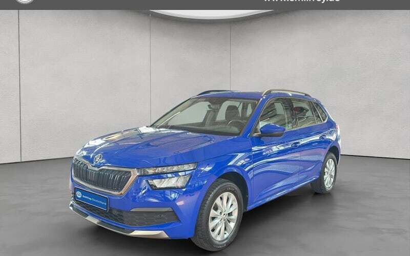 Blau Gebraucht 2021 Skoda Kamiq Ambition SUV | 15.890 € (Superpreis) - Bild 1/4