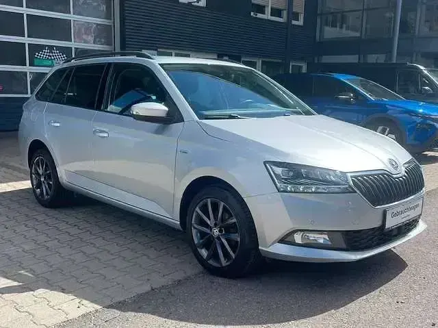 Gebraucht Skoda Fabia Soleil 75 PS (55 kW) 2019 Brilliant silber Kleinwagen