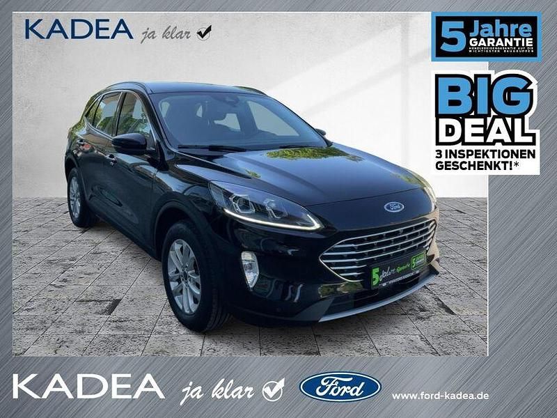 Obsidianschwarz metallic Gebraucht 2022 Ford Kuga Titanium SUV | 19.980 € - Bild 1/4