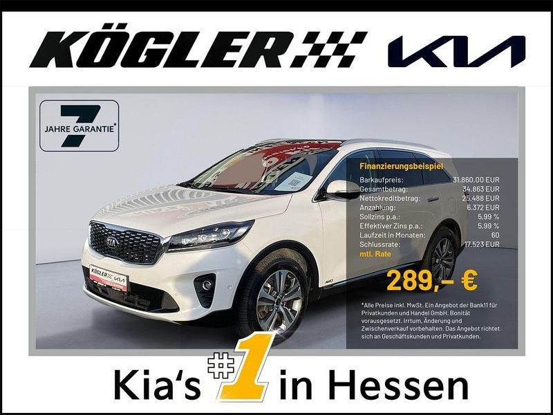 Weiß Gebraucht 2019 Kia Sorento Platinum Edition SUV | 31.860 € (Teuer) - Bild 1/3