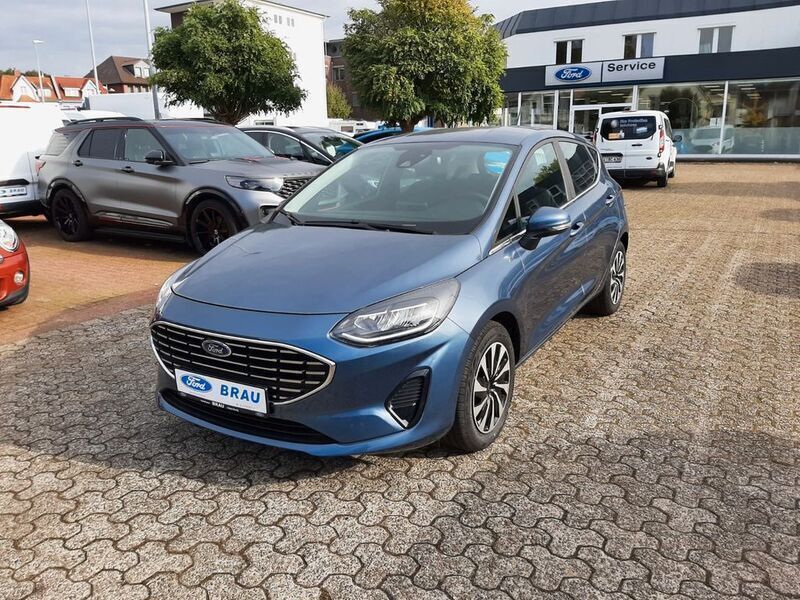 Blau Gebraucht 2023 Ford Fiesta Kleinwagen | 19.990 € (Etwas zu teuer) - Bild 1/4
