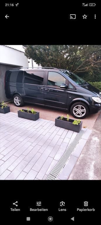 Schwarz Gebraucht 2007 Mercedes Viano Van / Kleinbus | 7.550 € (Superpreis) - Bild 1/4