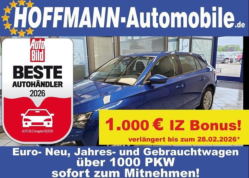 Raceblaumet. (metallic) Gebraucht 2022 Skoda Scala Ambition Kleinwagen | 18.500 € (Guter Preis) - Bild 1/4