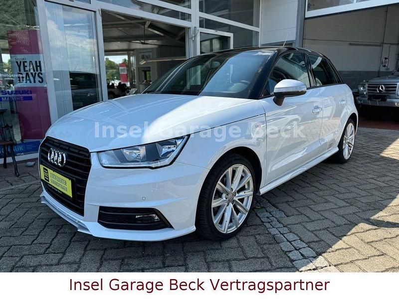 Weiß Gebraucht 2018 Audi A1 Sportback S-Line Kleinwagen | 14.590 € (Guter Preis) - Bild 1/4