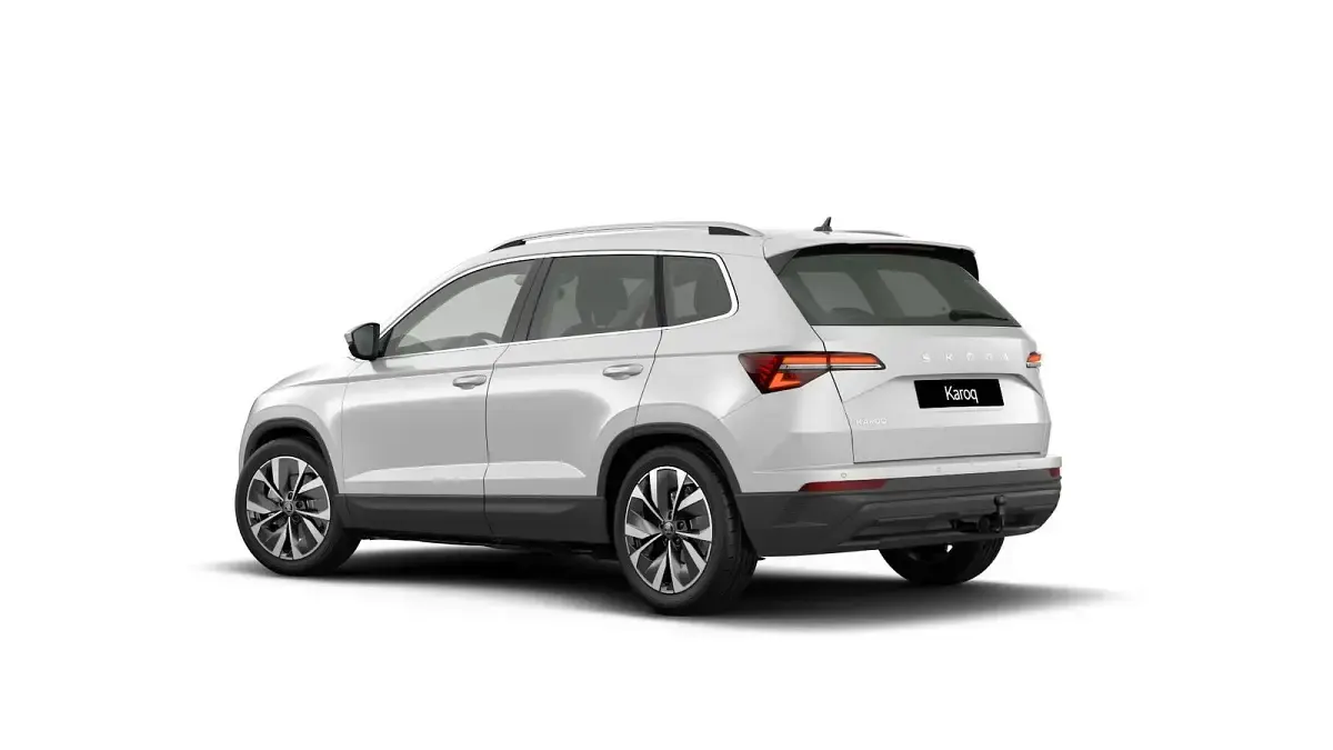 Neu Skoda Karoq Premium Edition 150 PS (110 kW) 2026 Moonweiß perleffekt SUV