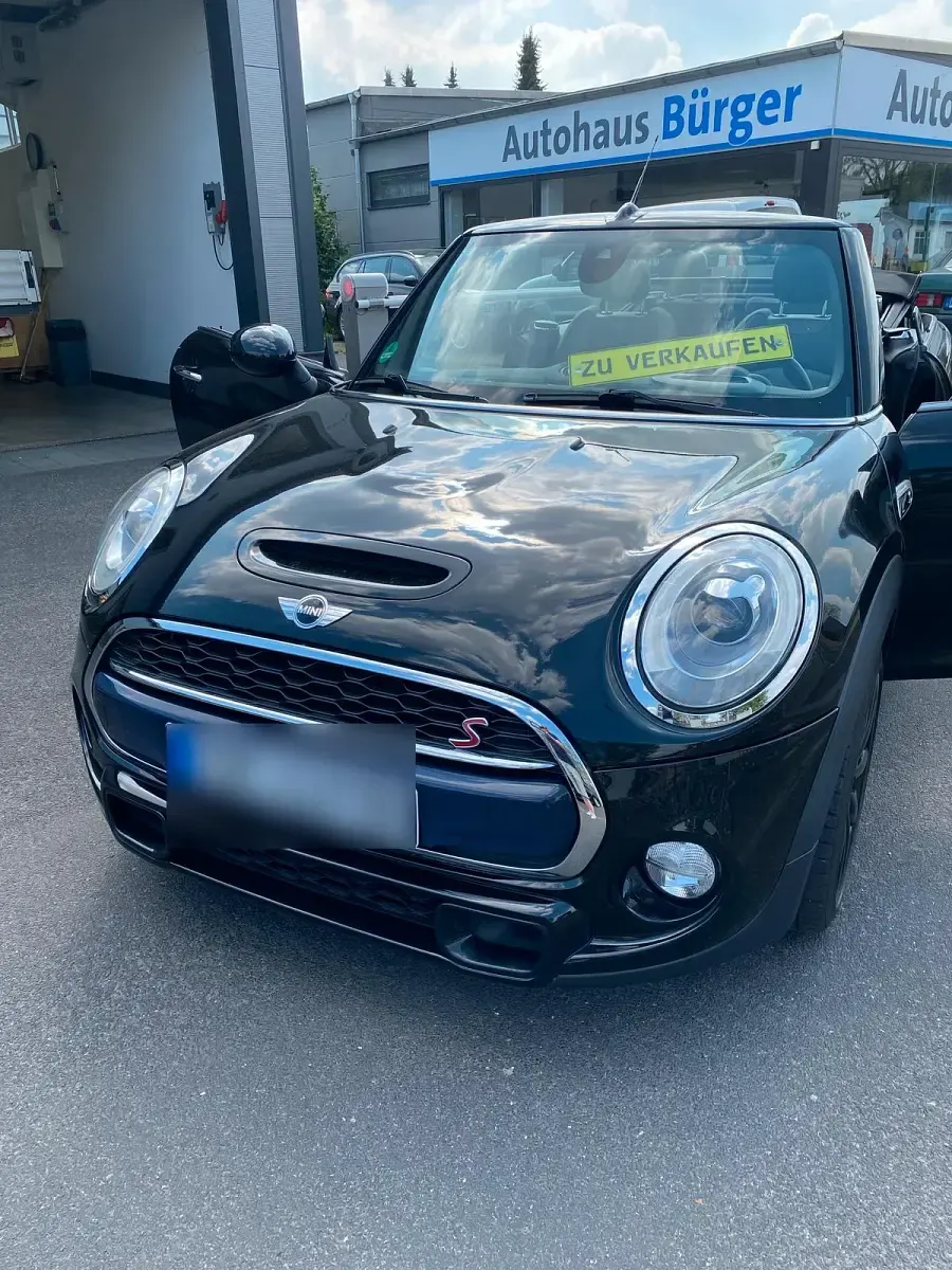 Brugt Mini Cooper S Cabriolet 192 HK (141 kW) 2017 Sort Cabriolet