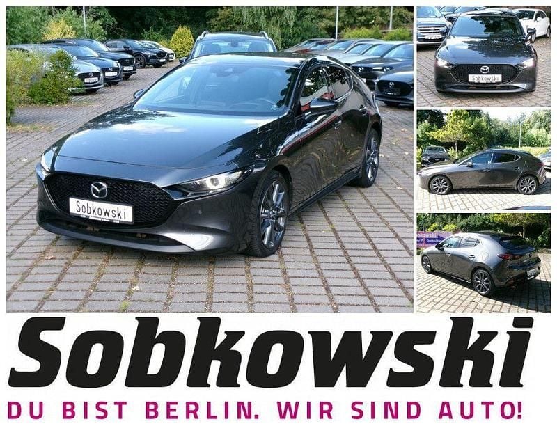 Matrixgrau Gebraucht 2021 Mazda 3 Selection Limousine | 20.990 € (Guter Preis) - Bild 1/4