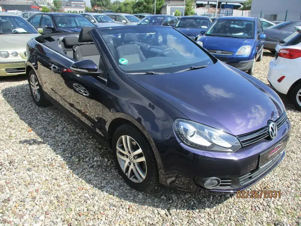 Gebraucht VW Golf Cabriolet 105 PS (77 kW) 2012 Violet Cabrio