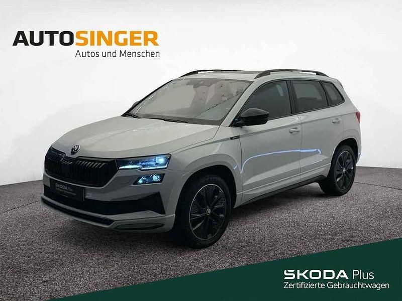 Gebraucht Skoda Karoq SportLine 190 PS (139 kW) 2024 Moonweiss metallic SUV