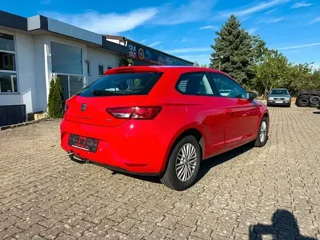 Brugt Seat Leon SC Reference 110 HK (80 kW) 2014 Rød Hatchback