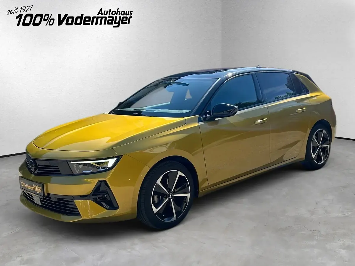 Gebraucht Opel Astra 131 PS (96 kW) 2024 Amber yello  kult gelb Kleinwagen
