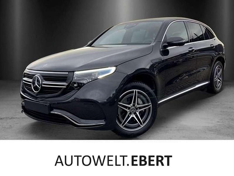 Grau Gebraucht 2022 Mercedes EQC400 AMG line SUV | 46.490 € (Teuer) - Bild 1/4