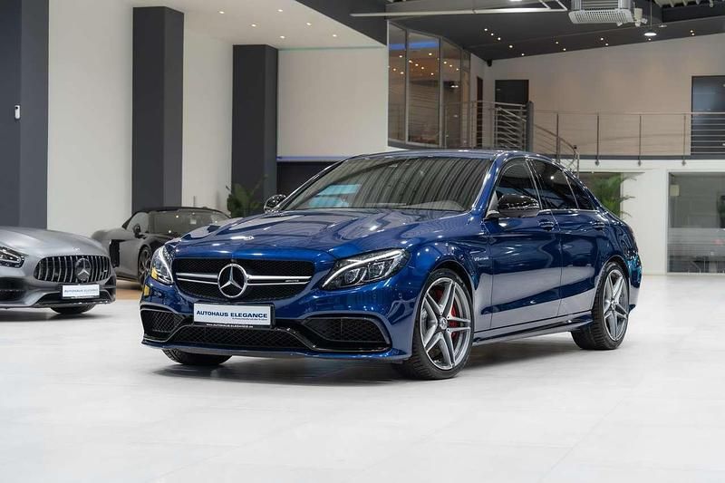 Blau Gebraucht 2017 Mercedes C63 AMG AMG Limousine | 45.980 € (Superpreis) - Bild 1/4
