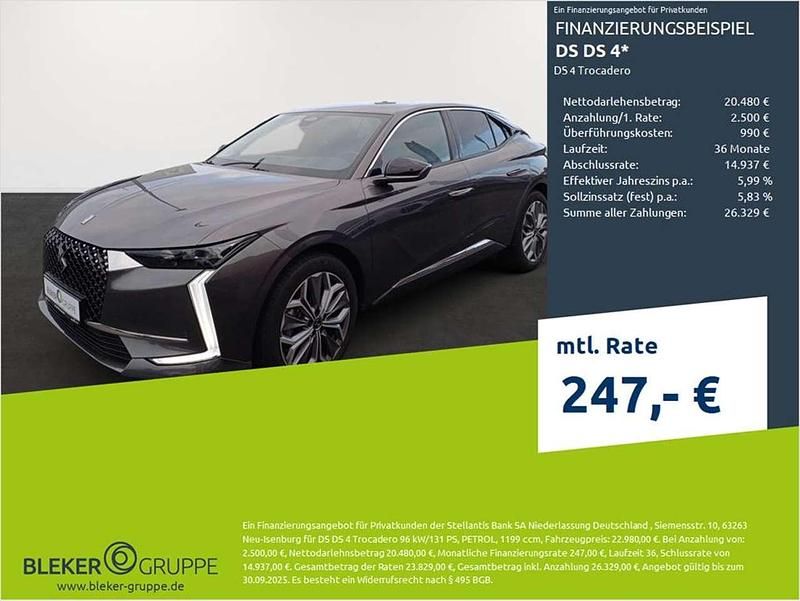 Grau/typ aussenverkleidung met Gebraucht 2022 DS Automobiles DS4 Trocadero Limousine | 20.680 € (Fairer Preis) - Bild 1/3