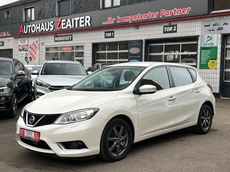 Weiß Gebraucht 2015 Nissan Pulsar Acenta Limousine | 5.250 € (Etwas zu teuer) - Bild 1/4