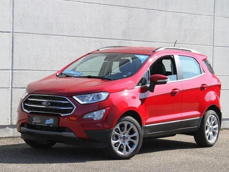 Rot Gebraucht 2022 Ford Ecosport Titanium SUV | 22.455 € (Teuer) - Bild 1/4