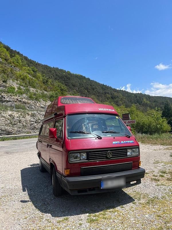 Rot Gebraucht 1990 VW T3 Van | 27.500 € - Bild 1/4
