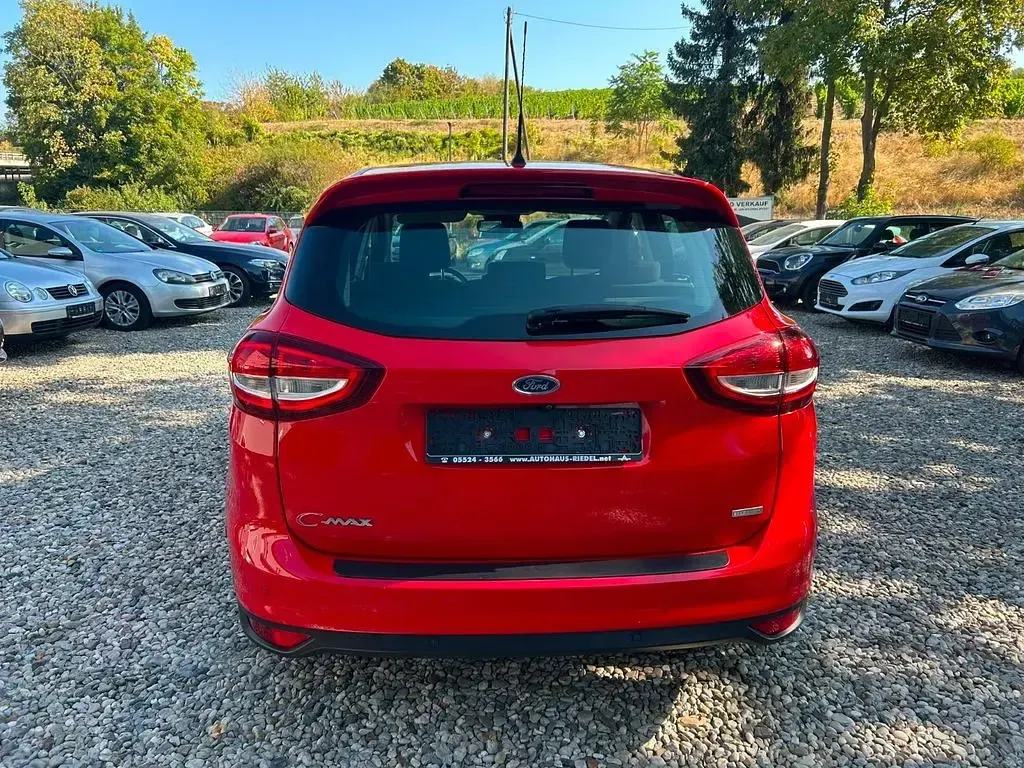 Gebraucht Ford C-MAX Trend 125 PS (91 kW) 2017 Rot Van / Kleinbus