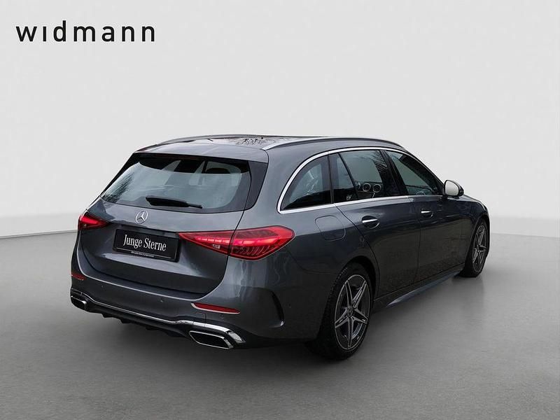 Gebraucht Mercedes C200 AMG Line Premium 204 PS (150 kW) 2025 Metalliclack selenitgrau Kombi