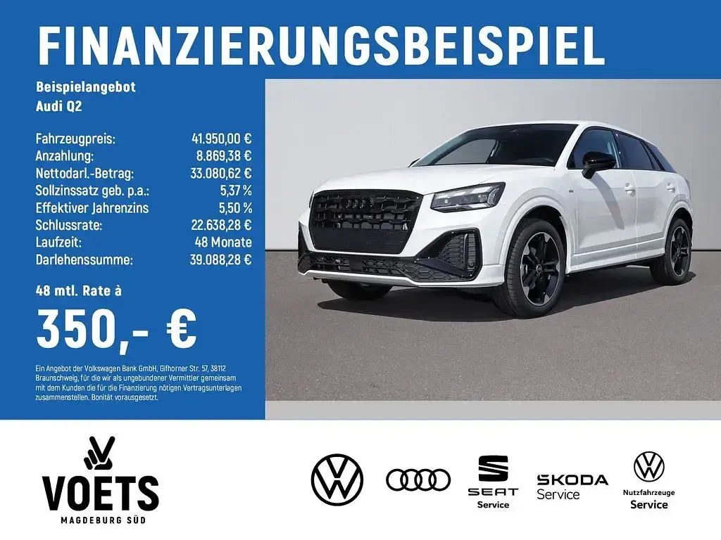 Neu Audi Q2 S-Line 150 PS (110 kW) 2026 Grau SUV