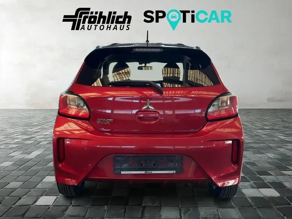 Gebraucht Mitsubishi Space Star Spirit+ 71 PS (52 kW) 2022 Amarenarot / magicschwarz (metallic) Kleinwagen