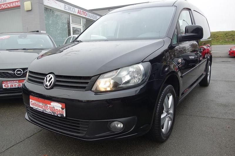 Schwarz Gebraucht 2011 VW Caddy Maxi Van / Kleinbus | 5.990 € (Superpreis) - Bild 1/4