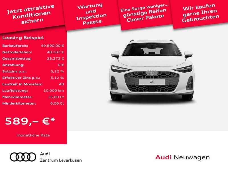 Neu Audi A6 Performance 204 PS (150 kW) 2025 Arkonaweiss Kombi