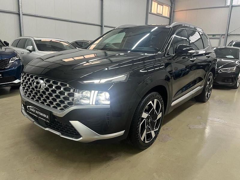 Schwarz Gebraucht 2021 Hyundai Santa Fe Prime SUV | 29.989 € (Etwas zu teuer) - Bild 1/4