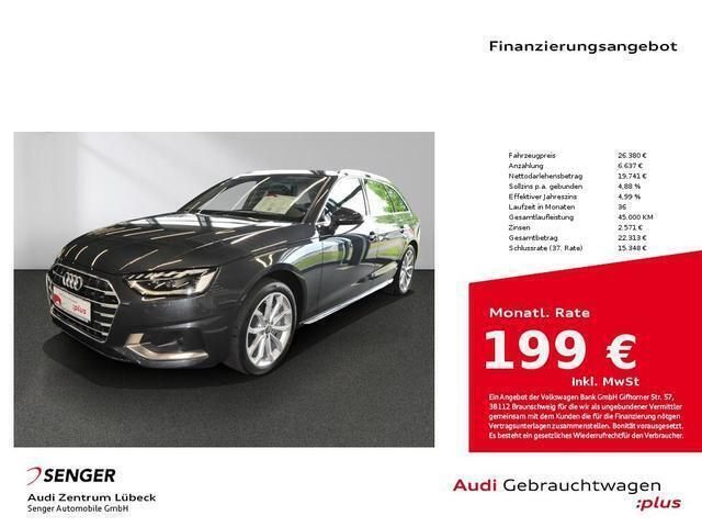 Manhattangrau metallic Gebraucht 2022 Audi A4 Advanced Kombi | 26.380 € (Superpreis) - Bild 1/4