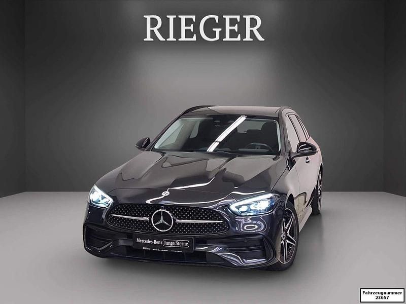 Grau Gebraucht 2022 Mercedes C300e AMG Limousine | 34.989 € (Fairer Preis) - Bild 1/4