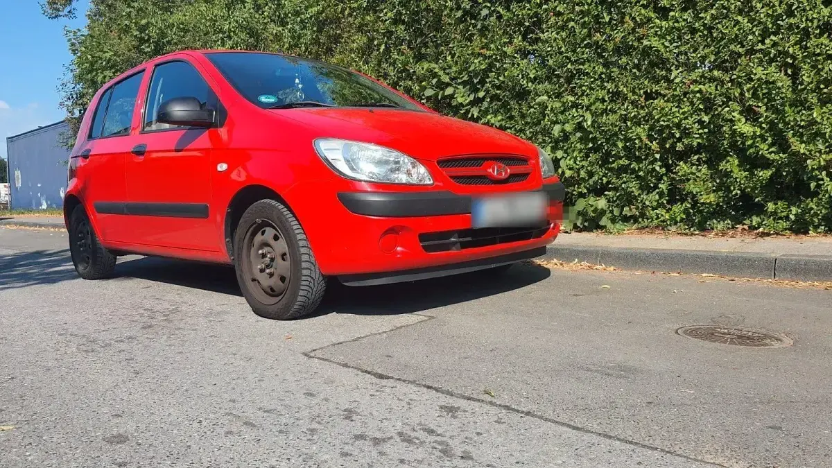 Gebraucht Hyundai Getz Basis 67 PS (49 kW) 2008 Rot Kleinwagen