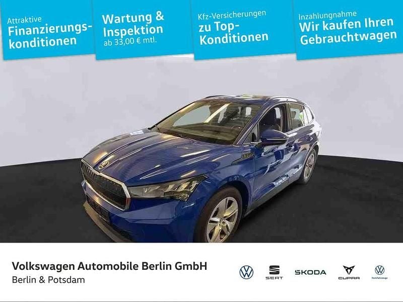 Energyblau Gebraucht 2021 Skoda Enyaq iV Loft SUV | 24.830 € (Guter Preis) - Bild 1/4