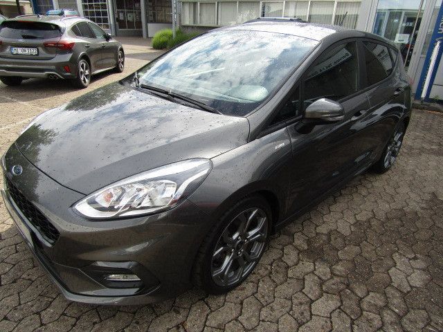 Grey metallic Gebraucht 2019 Ford Fiesta ST-Line Kleinwagen | 14.950 € (Fairer Preis) - Bild 1/3