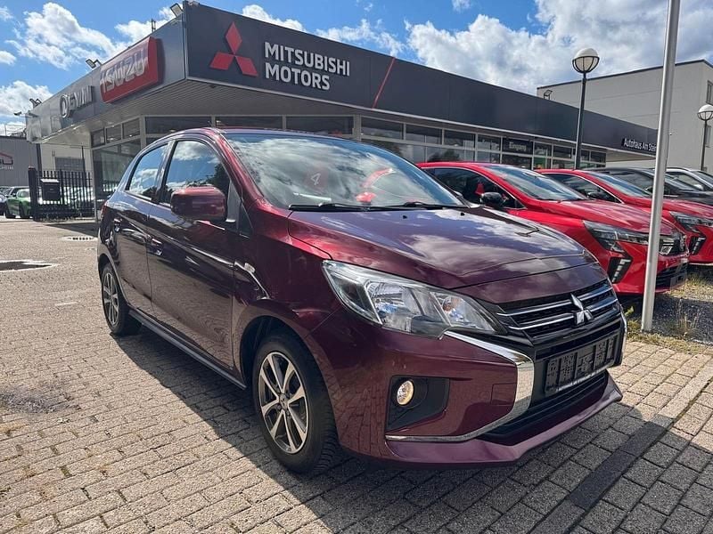 Rot Gebraucht 2021 Mitsubishi Space Star Spirit Kleinwagen | 7.850 € (Superpreis) - Bild 1/4