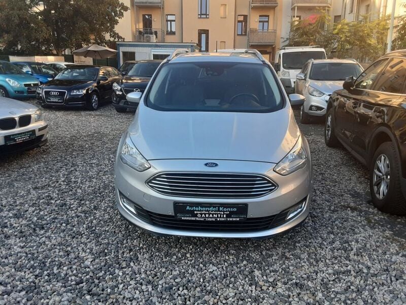 Gebraucht Ford Grand C-Max Titanium 125 PS (91 kW) 2018 Grau Van / Kleinbus