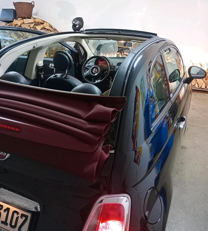 Schwarz Gebraucht 2014 Fiat 500C Cabrio | 5.900 € (Guter Preis) - Bild 1/4