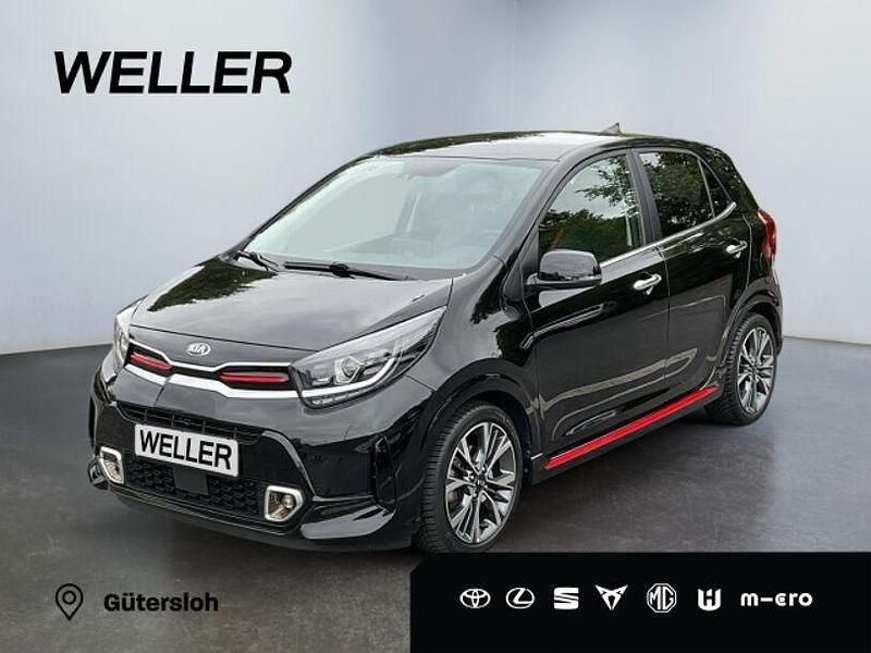 Schwarz Gebraucht 2021 Kia Picanto DREAM-TEAM Edition Kleinwagen | 13.880 € (Fairer Preis) - Bild 1/3