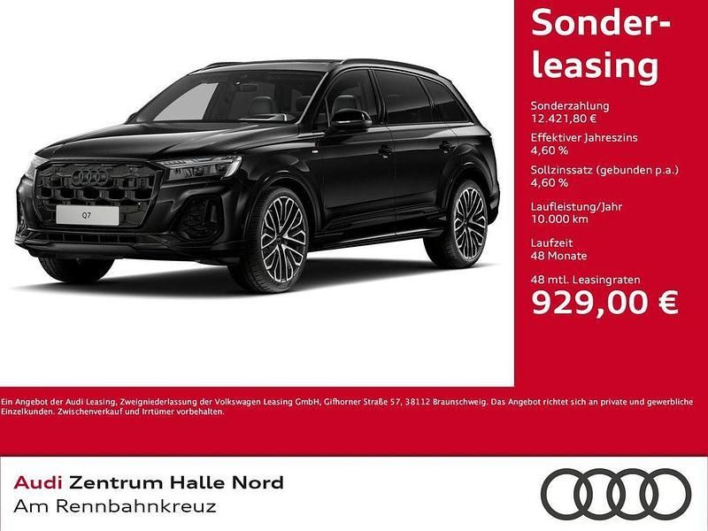 Mythosschwarz metallic Neu 2025 Audi Q7 S-Line SUV | 108.290 € - Bild 1/4