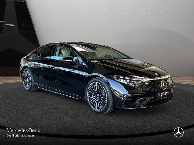 Schwarz Gebraucht 2022 Mercedes EQS580 AMG Line Premium Plus Limousine | 71.790 € (Fairer Preis) - Bild 1/4
